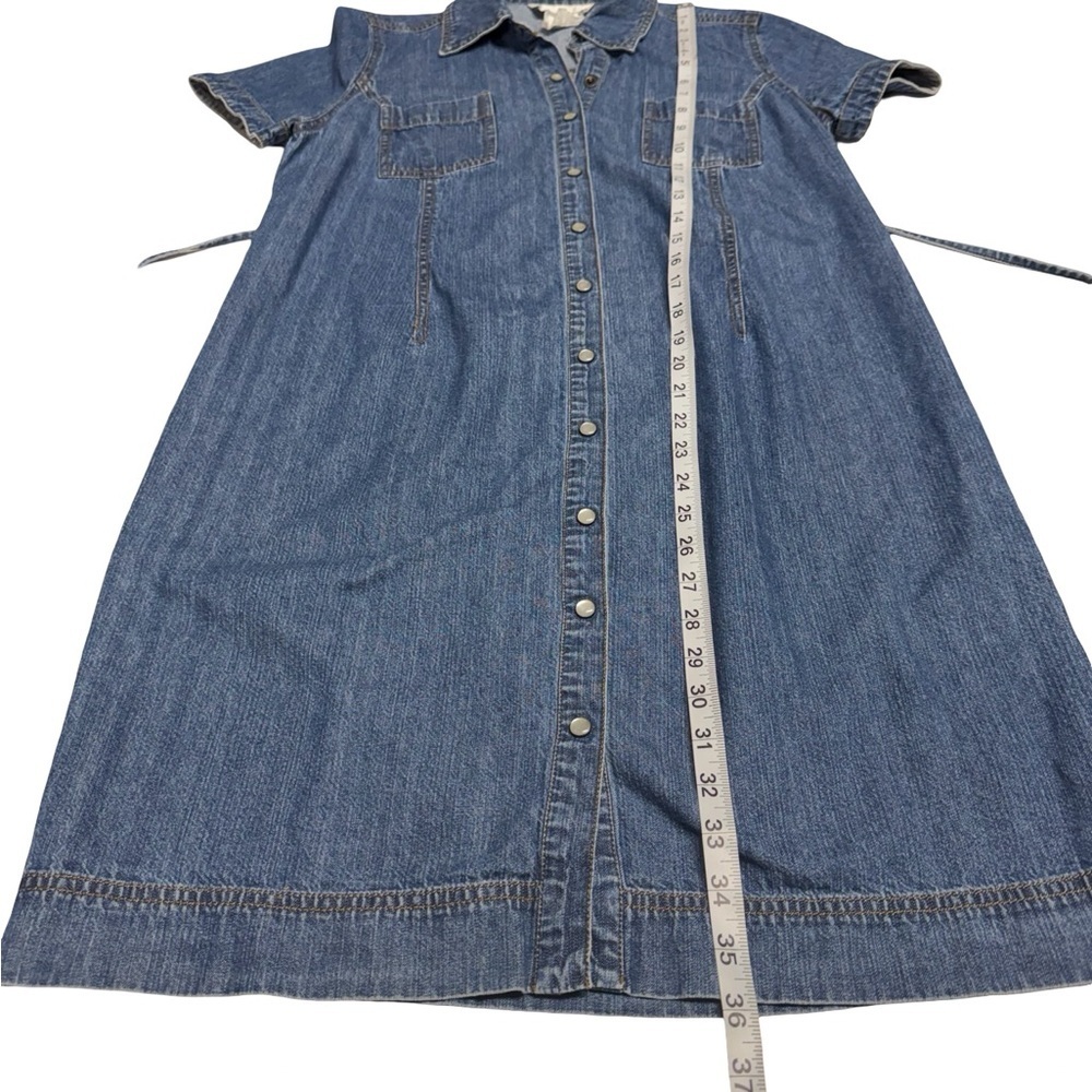 Motherhood Maternity Size Small Denim Shirt Dress - Picture 5 of 6